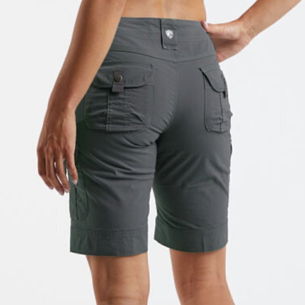Kuhl free range shorts 11" grey cargo shorts size 4
